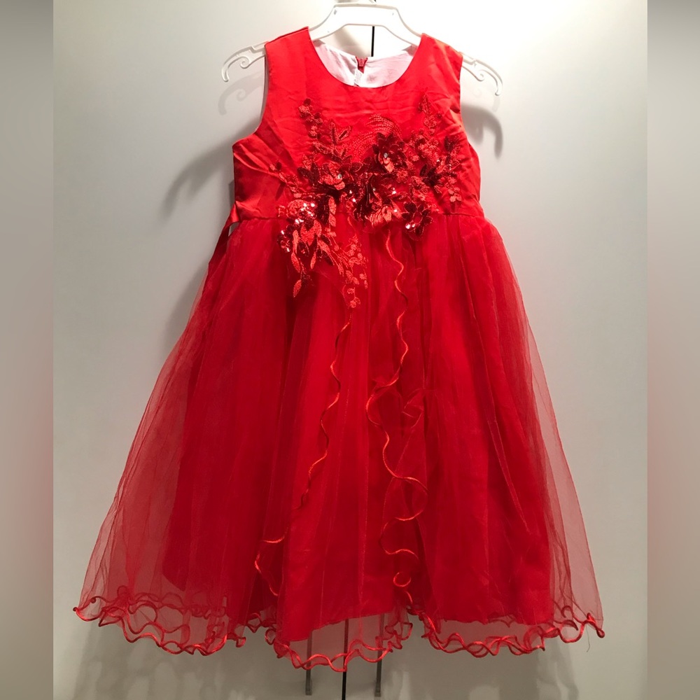 Big Girls First Holy Communion Church Easter Party Wedding Flower Girl Dress
